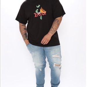 Hustle Fashion nova men T-shirt